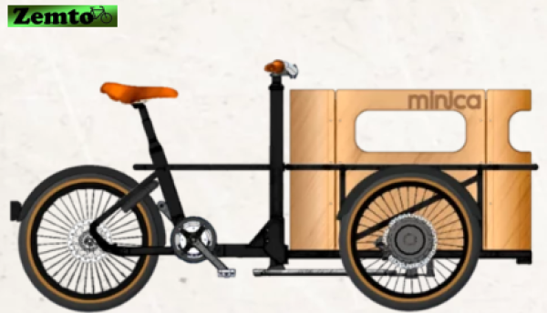 Elektro Lastenrad Minjca Kompakt hoch, mit zwei Motoren, Automatic, konfigurierbar